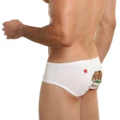 Mensuas MN0821 California Flag Boxer Briefs