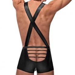 Male Power 148261 Cage Matte Back Singlet Short