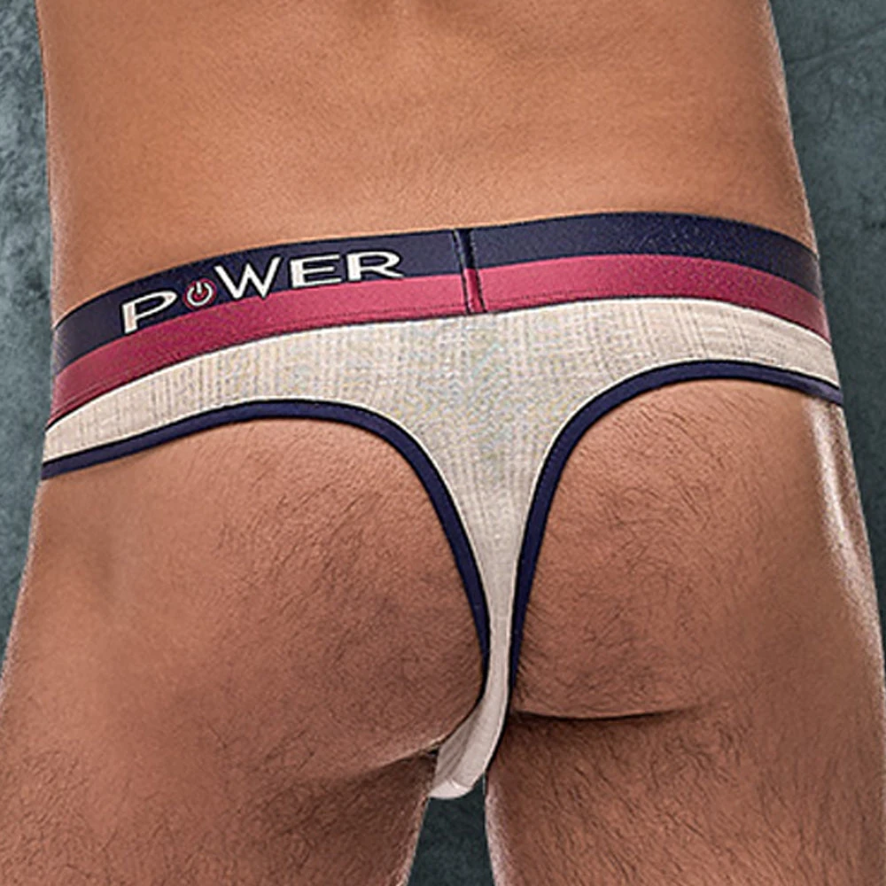 Male Power 237246 French Terry Cutout Thong 7 Male Power 237246 French Terry Cutout Thong