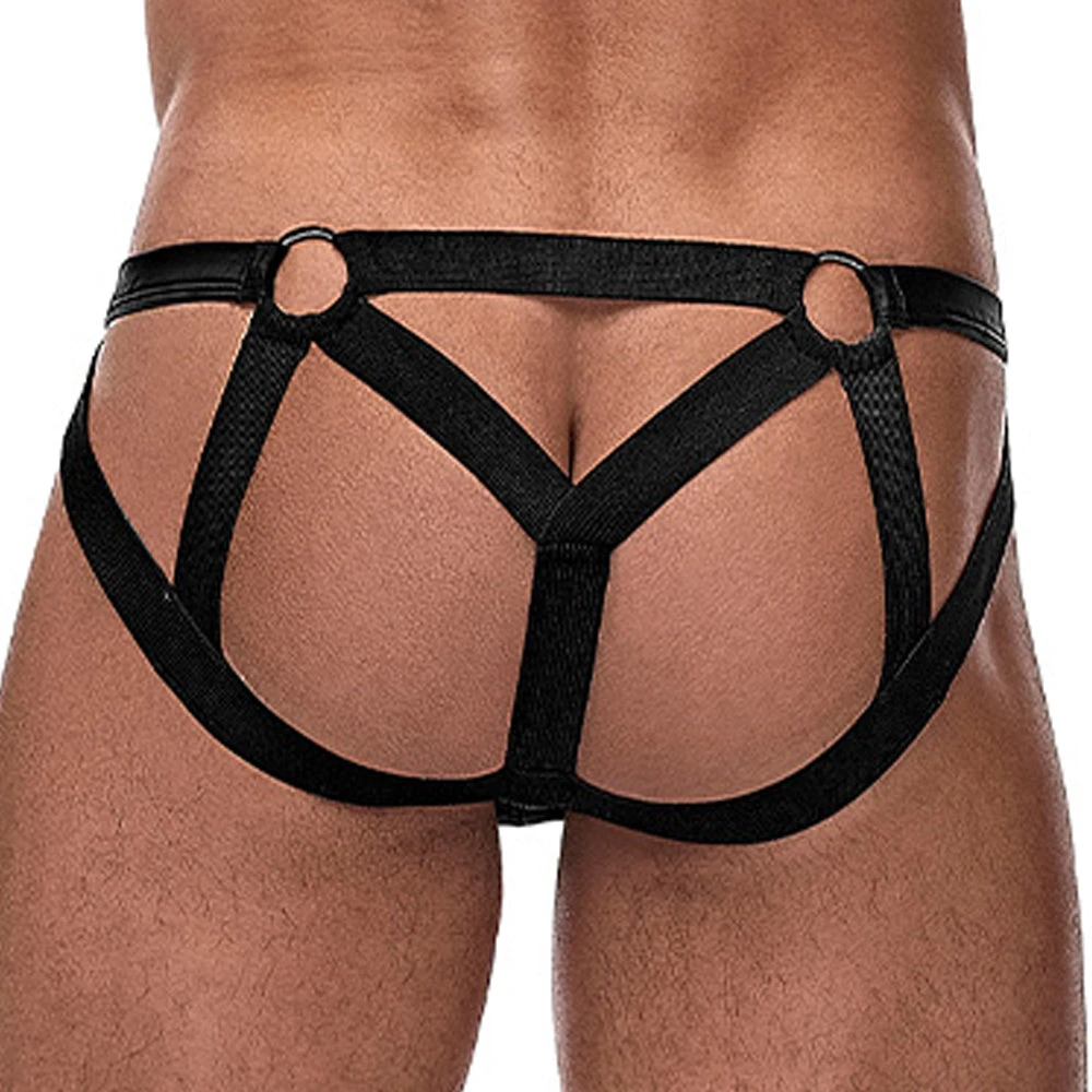 Male Power 352261 Cage Matte Strappy Ring Jockstrap 6 Male Power 352261 Cage Matte Strappy Ring Jockstrap