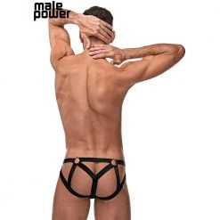 Male Power 352261 Cage Matte Strappy Ring Jockstrap