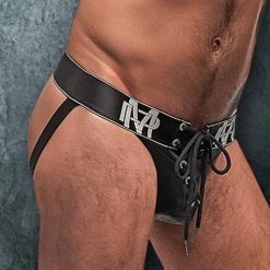 Male Power 396250 Ice Lace Up Jock 9 Male Power 396250 Ice Lace Up Jock