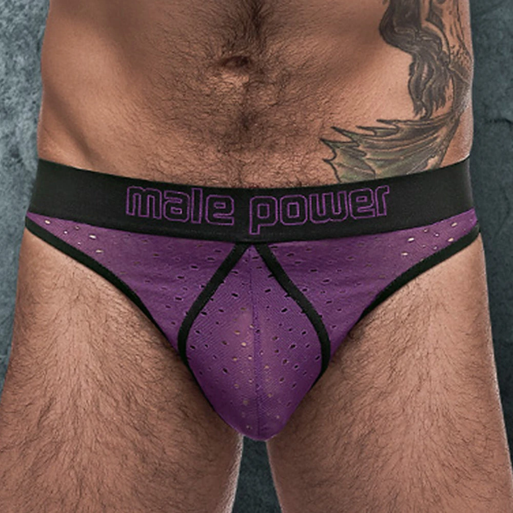 Male Power 461256 Airotic Mesh Enhancer Thong 10 Male Power 461256 Airotic Mesh Enhancer Thong