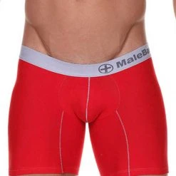 Underwear Male Basics MB-002 Long Boxer Brief