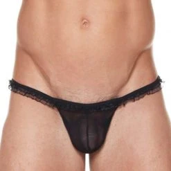 Underwear Male Basics MBL-015 Ruffled V Thong