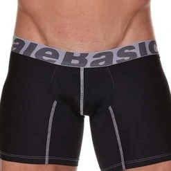 Male Basics MBM-002 Microfiber Long Boxer Brief 12 Male Basics MBM-002 Microfiber Long Boxer Brief