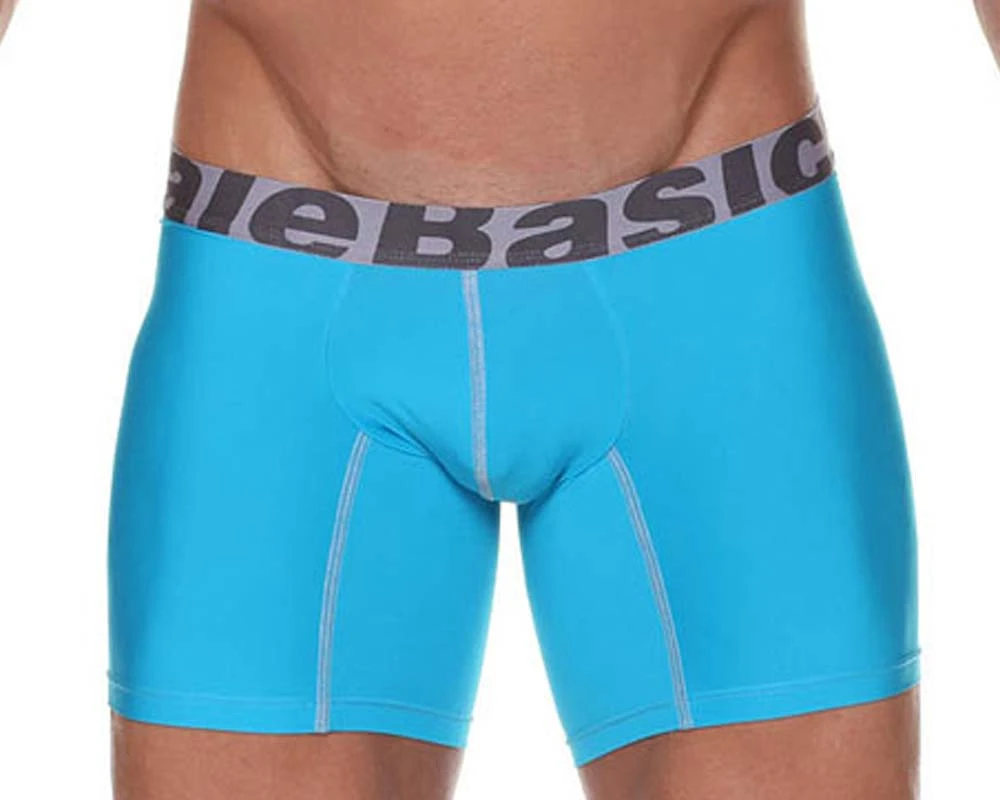 Male Basics MBM-002 Microfiber Long Boxer Brief 3 Male Basics MBM-002 Microfiber Long Boxer Brief