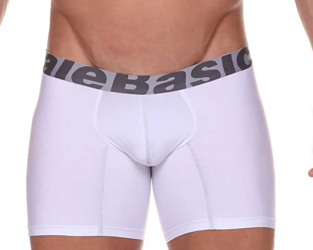 Male Basics MBM-002 Microfiber Long Boxer Brief 6 Male Basics MBM-002 Microfiber Long Boxer Brief