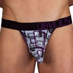 Obviously MEH Geometric Low Rise Bikini Brief Underwear