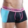 Mensuas MNG020 Boxer Trunk White/Aqua
