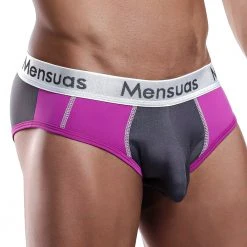 Mensuas MNJ010 Brief Turquoise/White