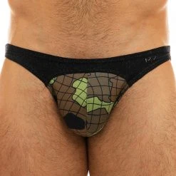 Modus Vivendi 11013 Trapped Camo Low Cut Brief Underwear