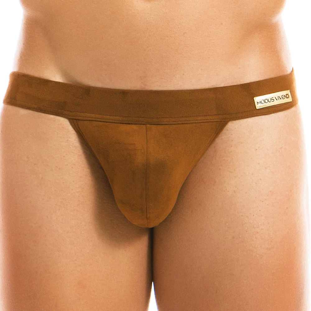MODUS VIVENDI 13912 Suede Tanga Brief Underwear 5 MODUS VIVENDI 13912 Suede Tanga Brief Underwear