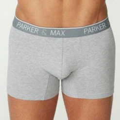 Parker & Max Parker & Max PMFPCS Classic Cotton Stretch Boxer Brief Heather Best Sellers