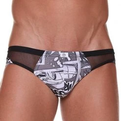 DMK RMF French Comic Retro Mesh Brief