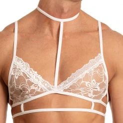 Secret Male SMA016 Choker Bra