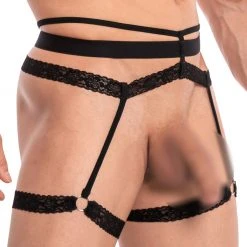 Secret Male SMU002 Stone Garter Belt What's New