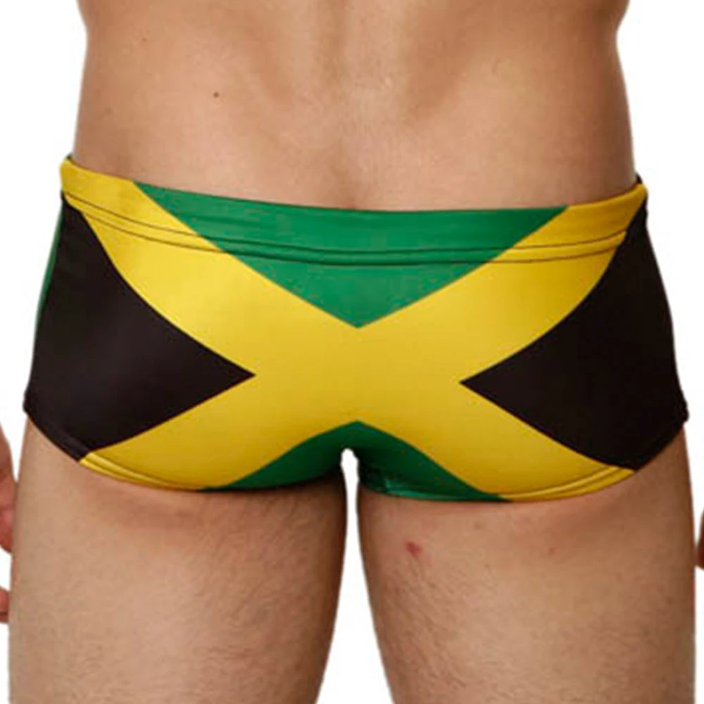 Mensuas MN8013 Jamaica Flag Swim Trunk 4 Mensuas MN8013 Jamaica Flag Swim Trunk