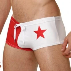 Mensuas MN8007 California Flag Swim Trunk