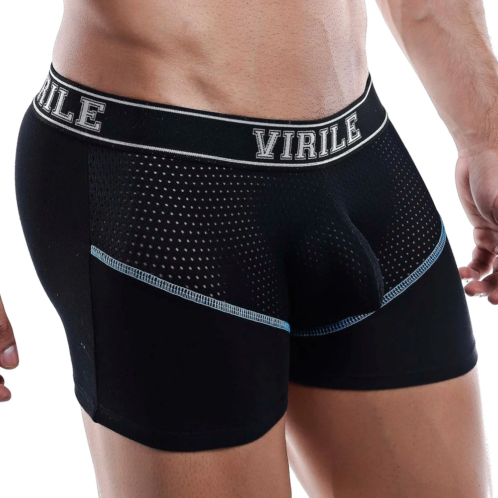 Mesh Underwear Virile VLG002 Boxer Trunk 3 Mesh Underwear Virile VLG002 Boxer Trunk