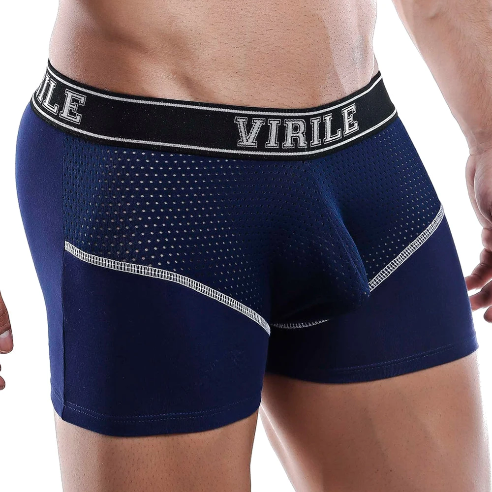 Mesh Underwear Virile VLG002 Boxer Trunk 8 Mesh Underwear Virile VLG002 Boxer Trunk