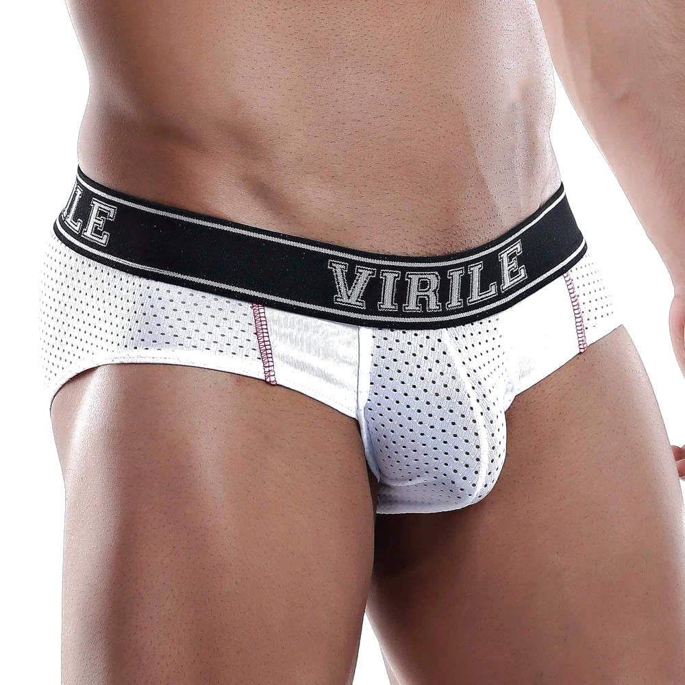 Virile VLH003 Brief Mesh Underwear 7 Virile VLH003 Brief Mesh Underwear