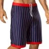Vuthy 317 Navy With Red Waist Swim Board Shorts Swimwear 1 Vuthy 317 Navy With Red Waist Swim Board Shorts Swimwear