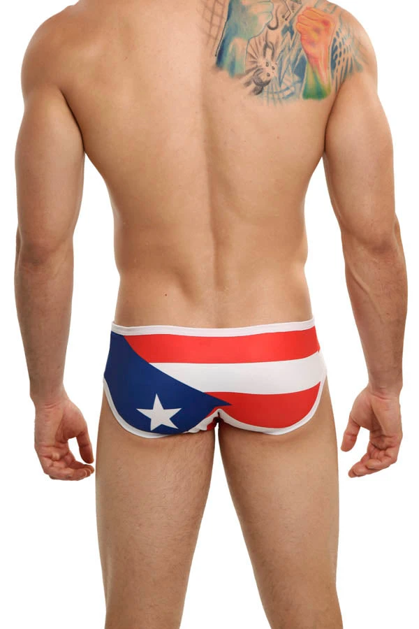 Mensuas MN0824 Puerto Rico Flag Boxer Brief 4 Mensuas MN0824 Puerto Rico Flag Boxer Brief