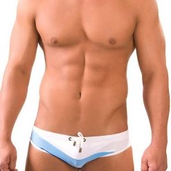Marcuse M007BL Wave Swim Brief Blue