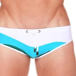 Marcuse M007GR Wave Swim Brief Green
